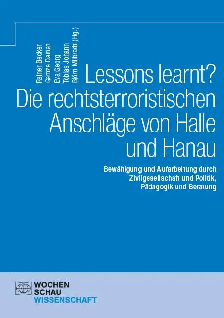 Cover: 9783734416903 | Lessons learnt? Die rechtsterroristischen Anschläge von Halle und...