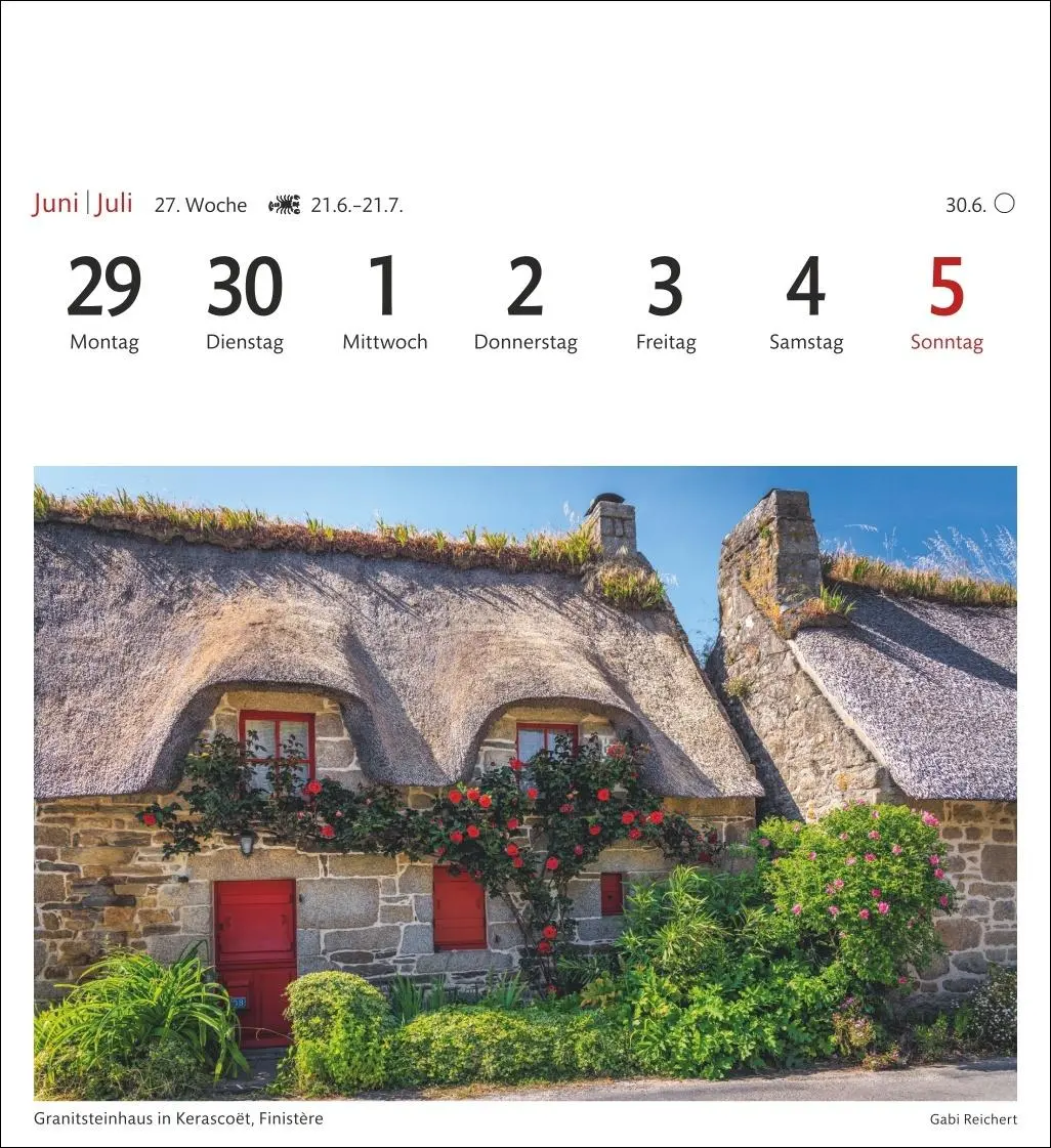 Bild: 9783840036903 | Bretagne &amp; Normandie Sehnsuchtskalender 2026 - Wochenkalender mit...