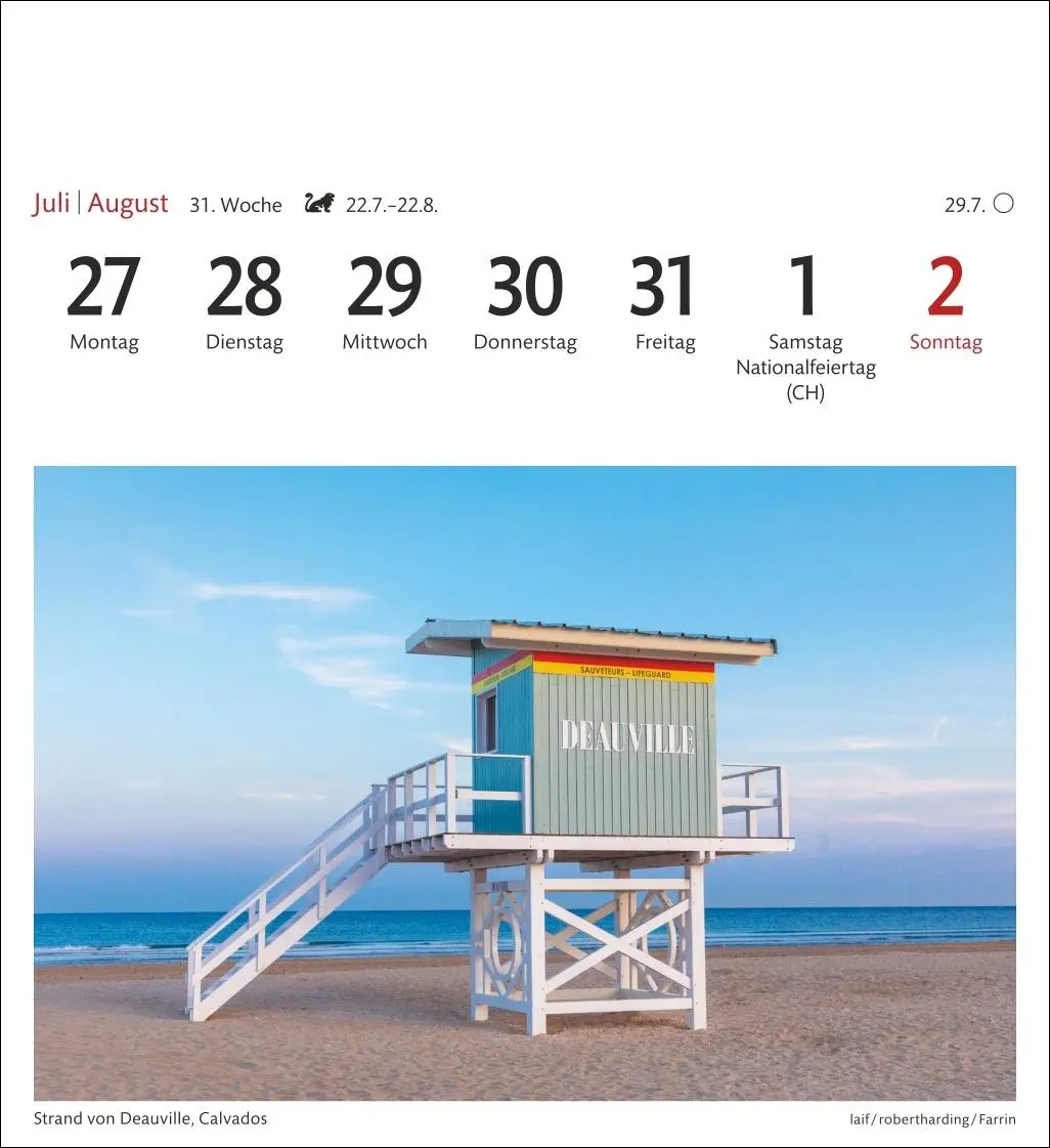Bild: 9783840036903 | Bretagne &amp; Normandie Sehnsuchtskalender 2026 - Wochenkalender mit...