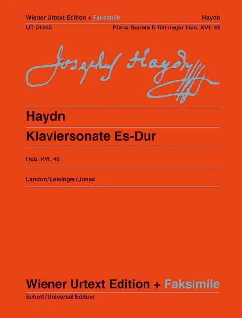 Cover: 9783850556903 | Piano Sonata E Flat Major Hob. XVI | Christa Landon | Buch | Deutsch