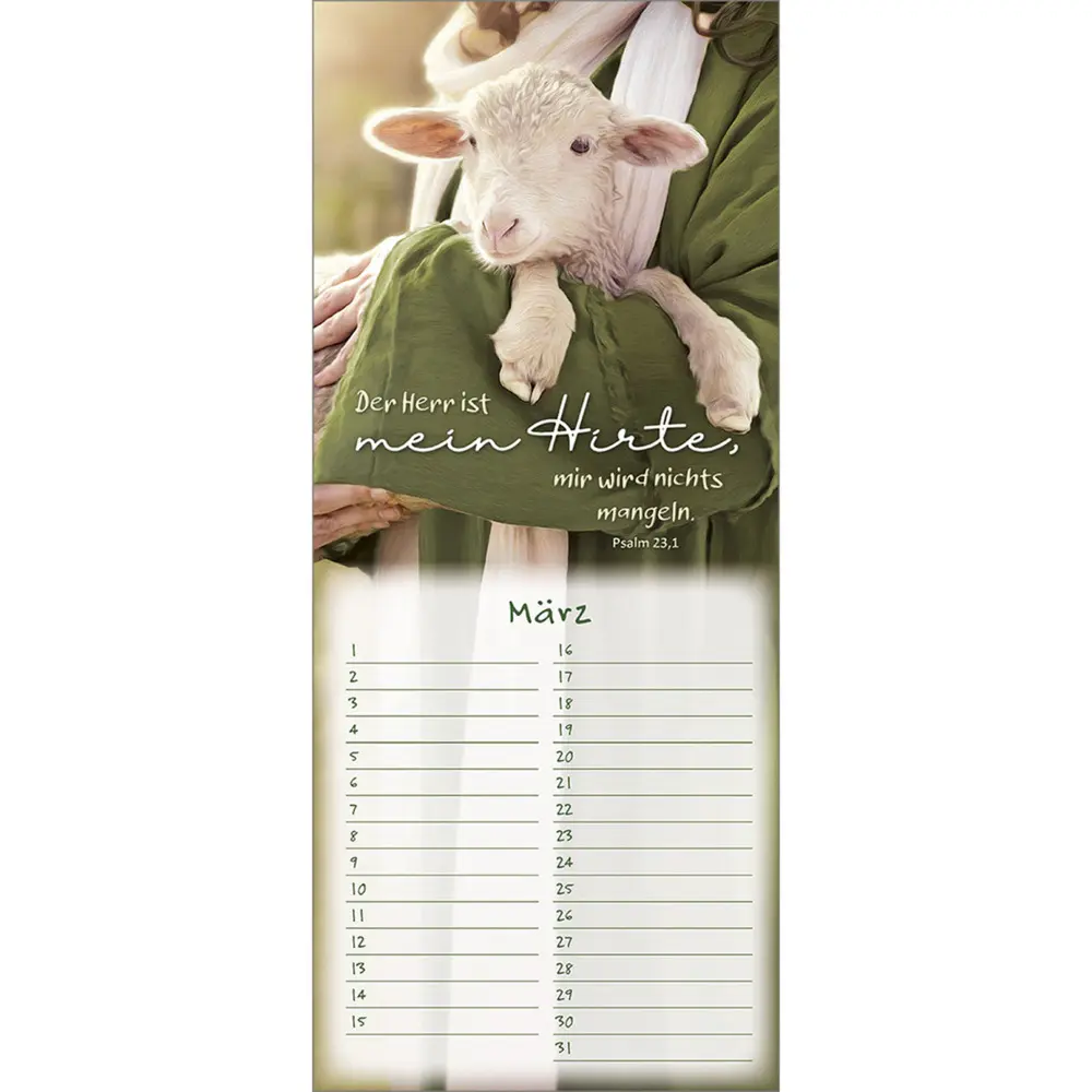 Bild: 9783880876903 | Gottes Segen auf euren Wegen | Immerwährender Geburtstags-Kalender