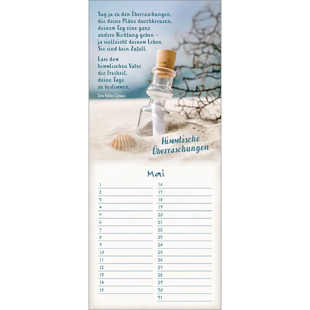 Bild: 9783880876903 | Gottes Segen auf euren Wegen | Immerwährender Geburtstags-Kalender