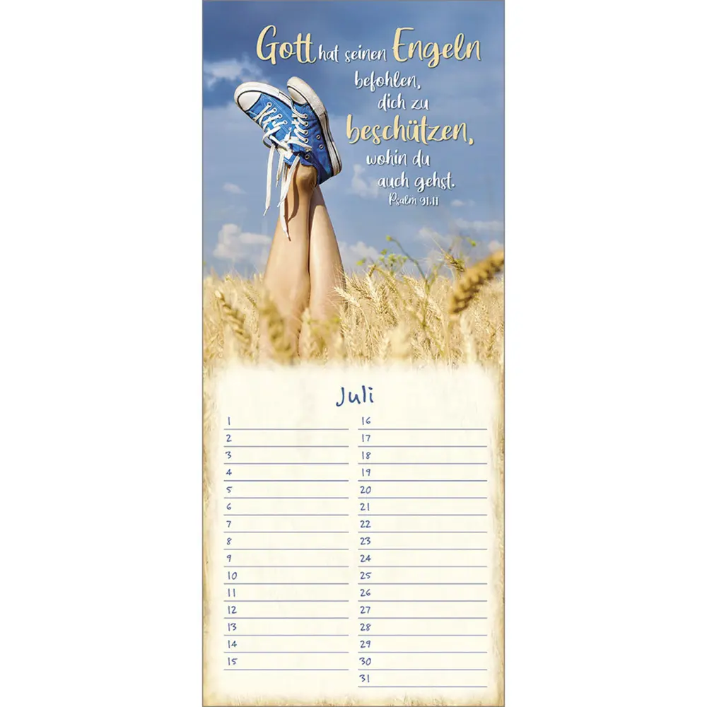 Bild: 9783880876903 | Gottes Segen auf euren Wegen | Immerwährender Geburtstags-Kalender