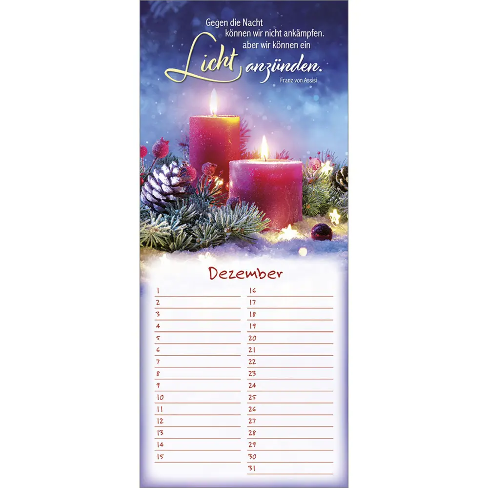 Bild: 9783880876903 | Gottes Segen auf euren Wegen | Immerwährender Geburtstags-Kalender