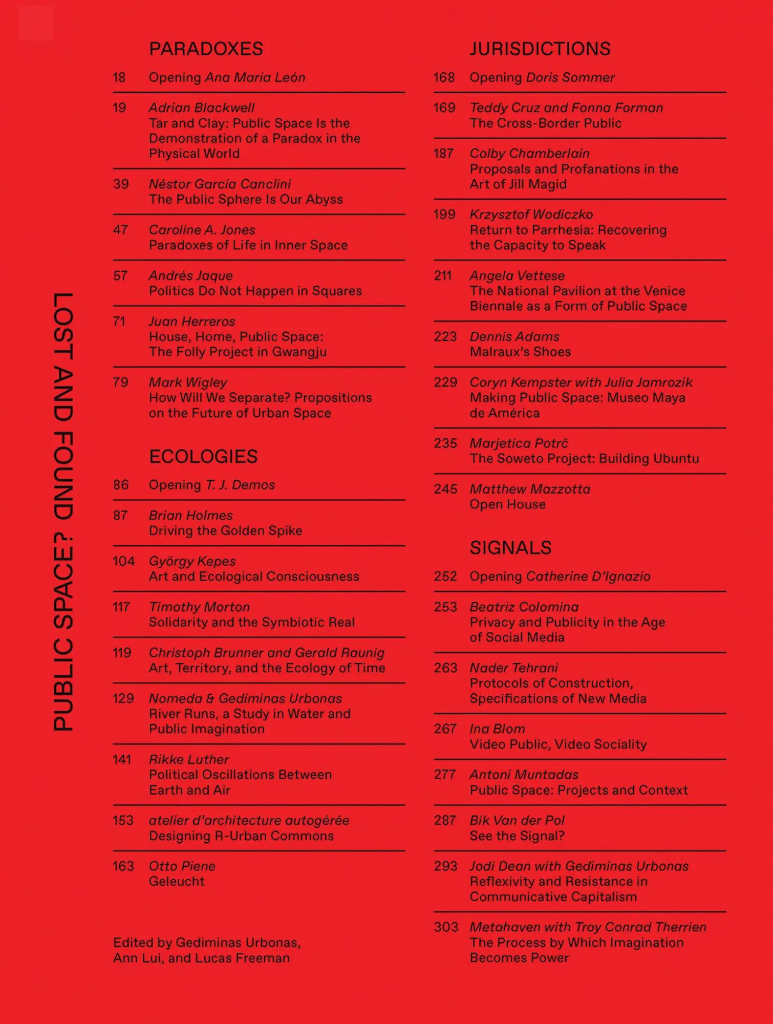 Cover: 9780998117003 | Public Space? Lost and Found | Ann Lui (u. a.) | Buch | Englisch