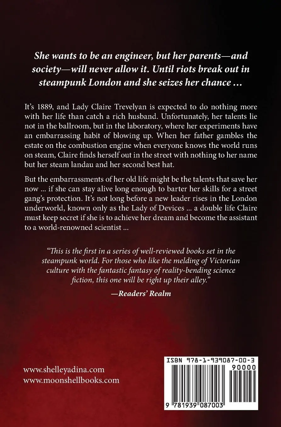 Rückseite: 9781939087003 | Lady of Devices | A steampunk adventure novel | Shelley Adina | Buch