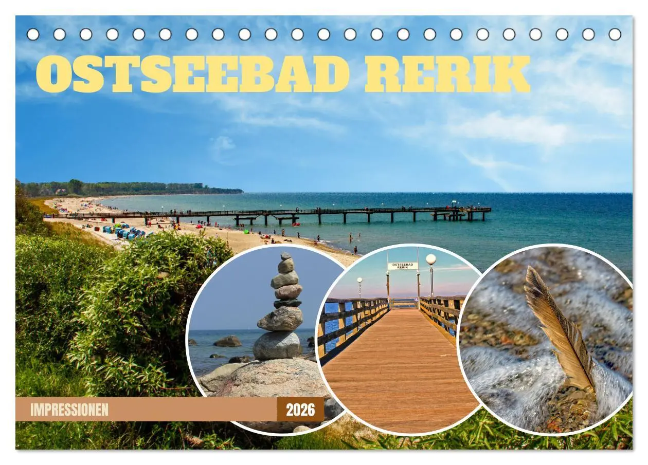 Cover: 9783516057003 | Impressionen Ostseebad Rerik (Tischkalender 2026 DIN A5 quer),...
