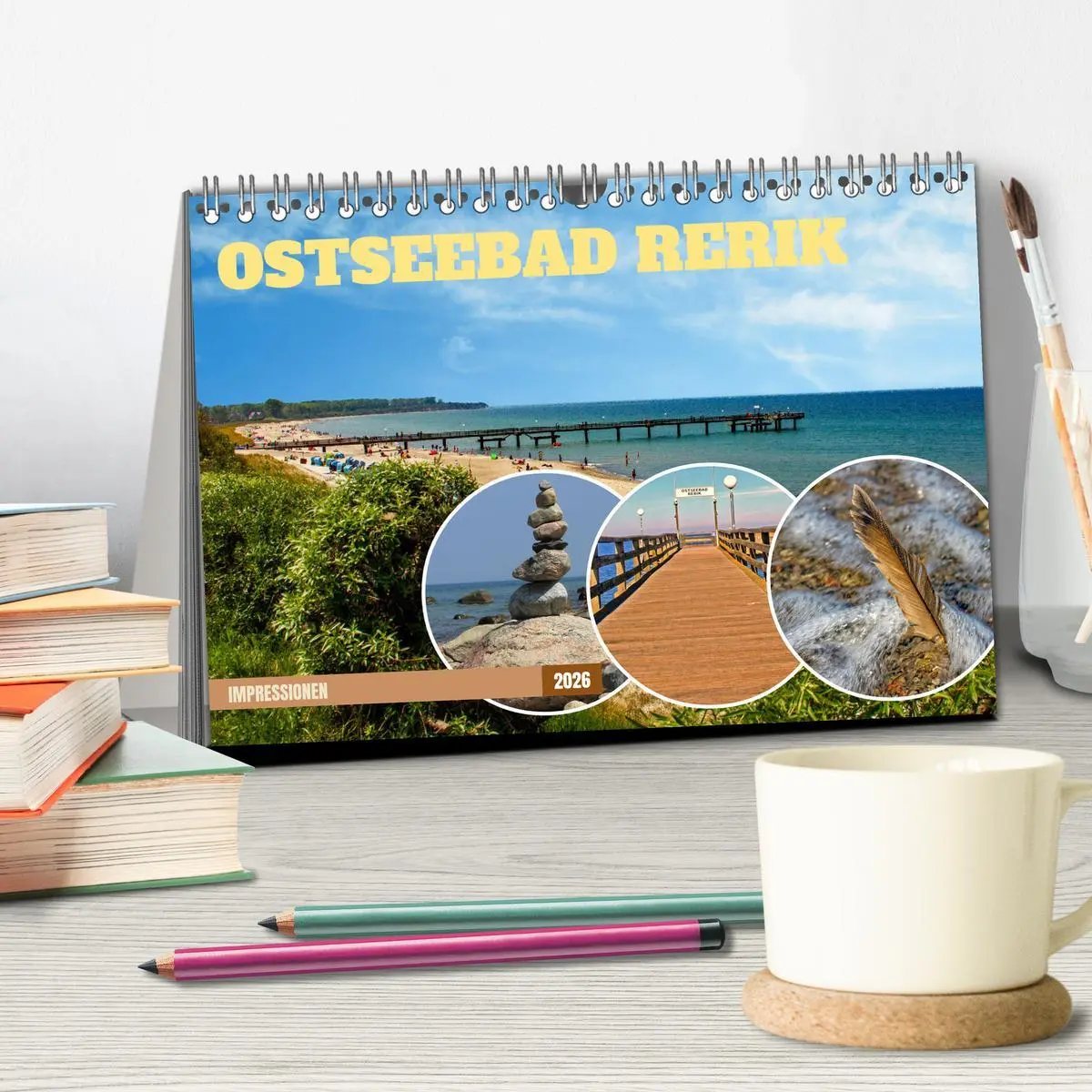 Bild: 9783516057003 | Impressionen Ostseebad Rerik (Tischkalender 2026 DIN A5 quer),...