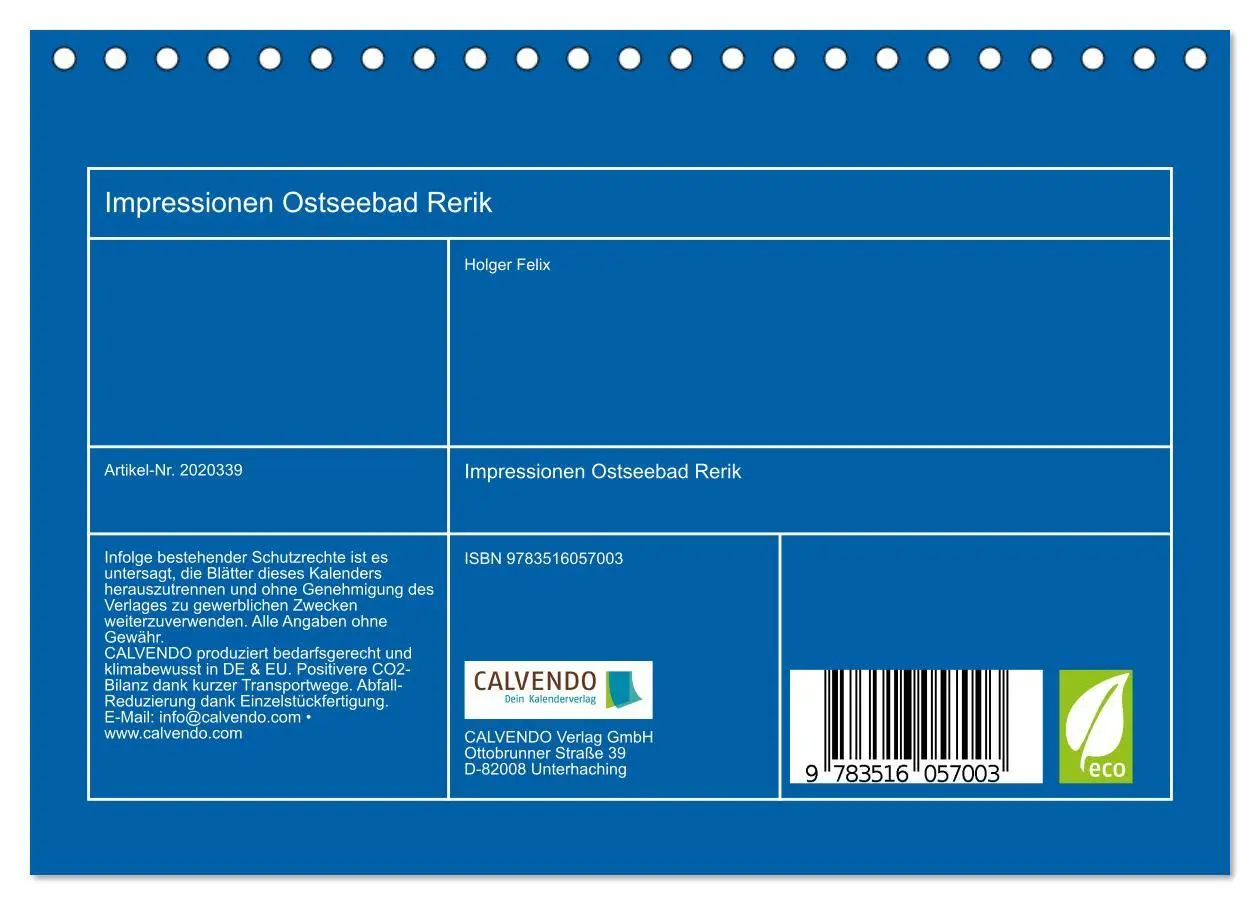 Bild: 9783516057003 | Impressionen Ostseebad Rerik (Tischkalender 2026 DIN A5 quer),...