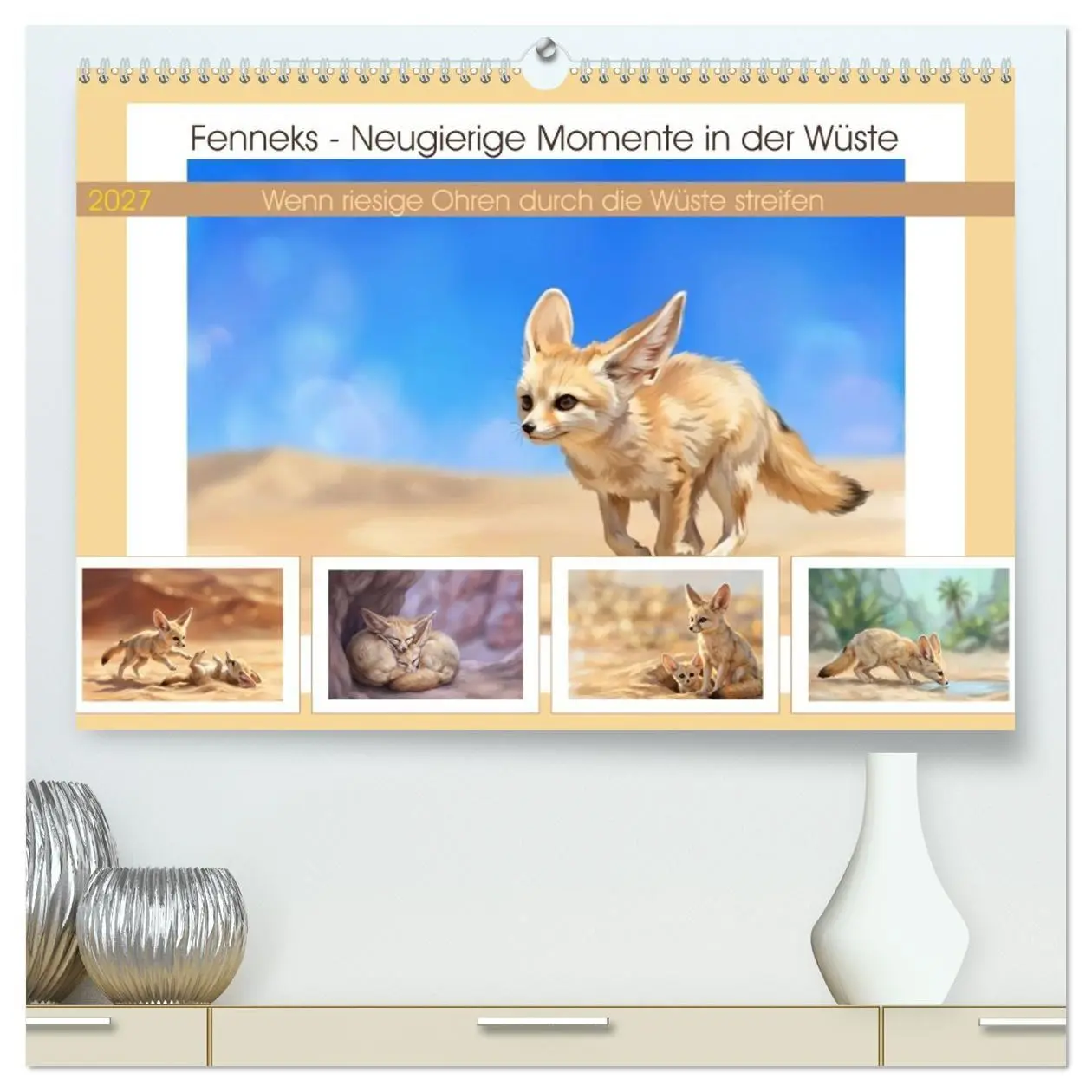 Cover: 9783516817003 | Fenneks - Neugierige Momente in der Wüste (hochwertiger Premium...