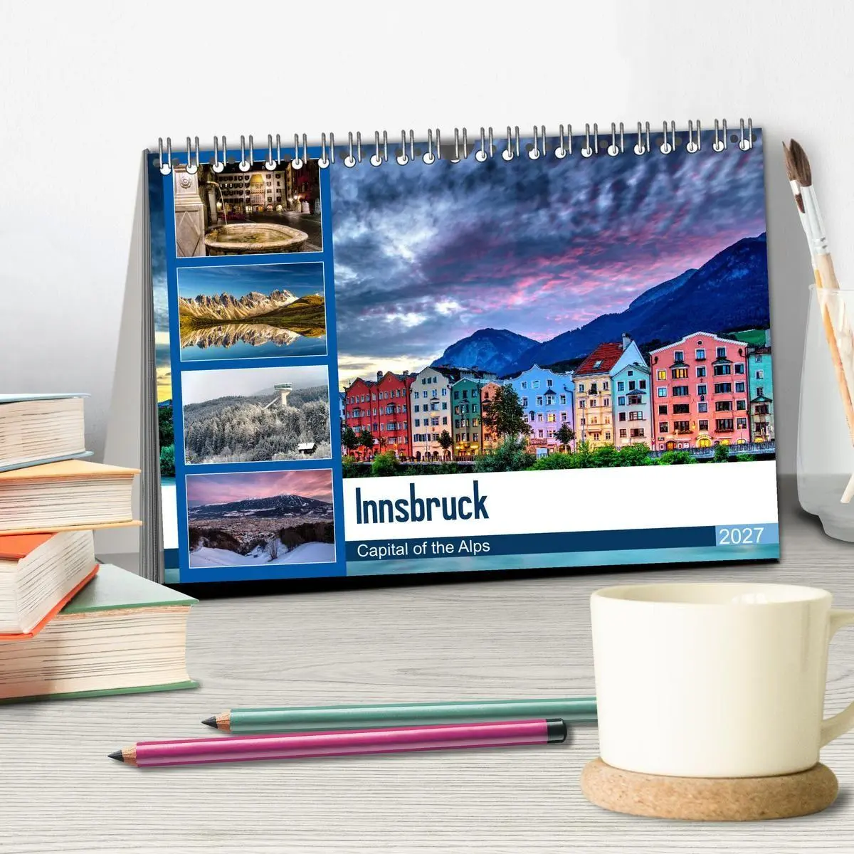 Bild: 9783569697003 | Innsbruck - Capital of the Alps (Tischkalender 2027 DIN A5 quer),...
