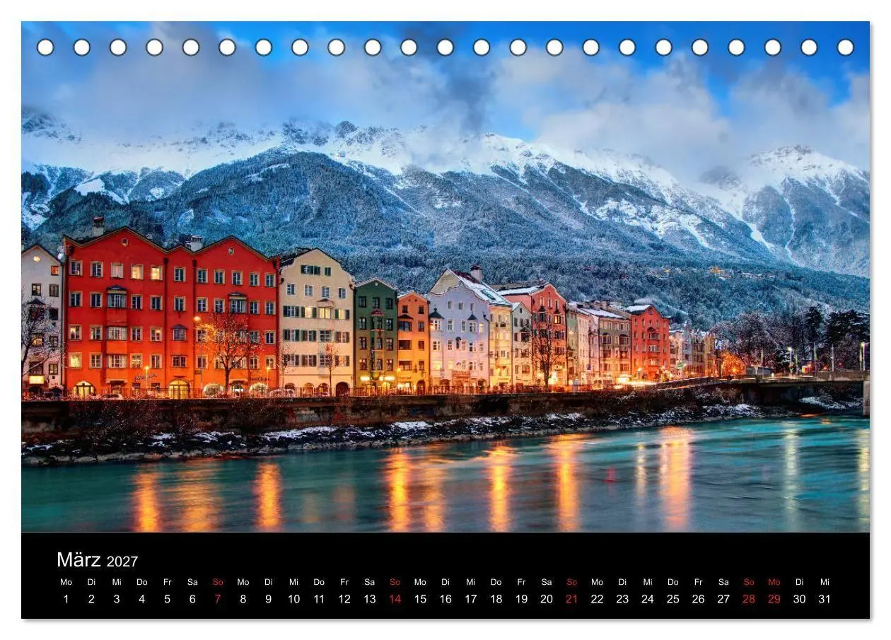 Bild: 9783569697003 | Innsbruck - Capital of the Alps (Tischkalender 2027 DIN A5 quer),...