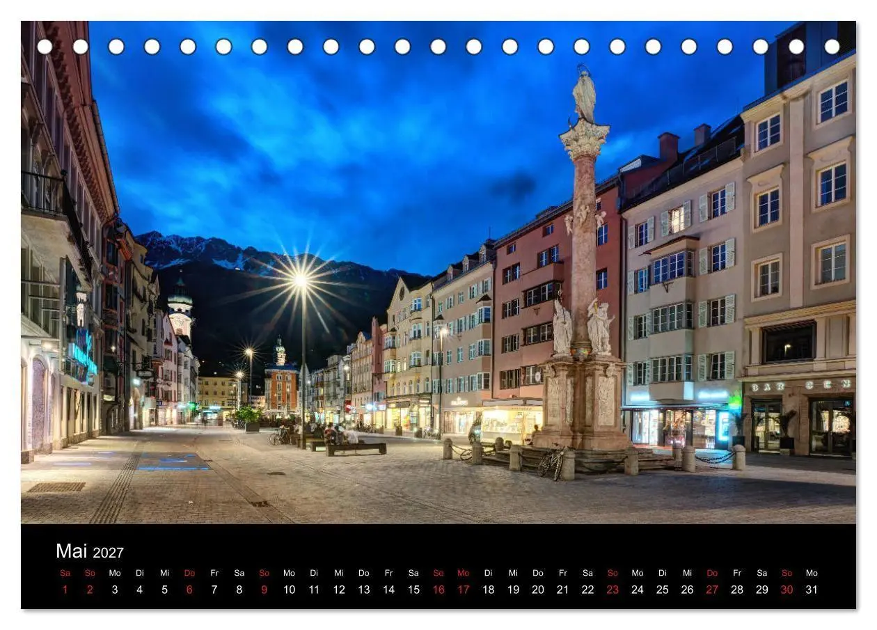 Bild: 9783569697003 | Innsbruck - Capital of the Alps (Tischkalender 2027 DIN A5 quer),...