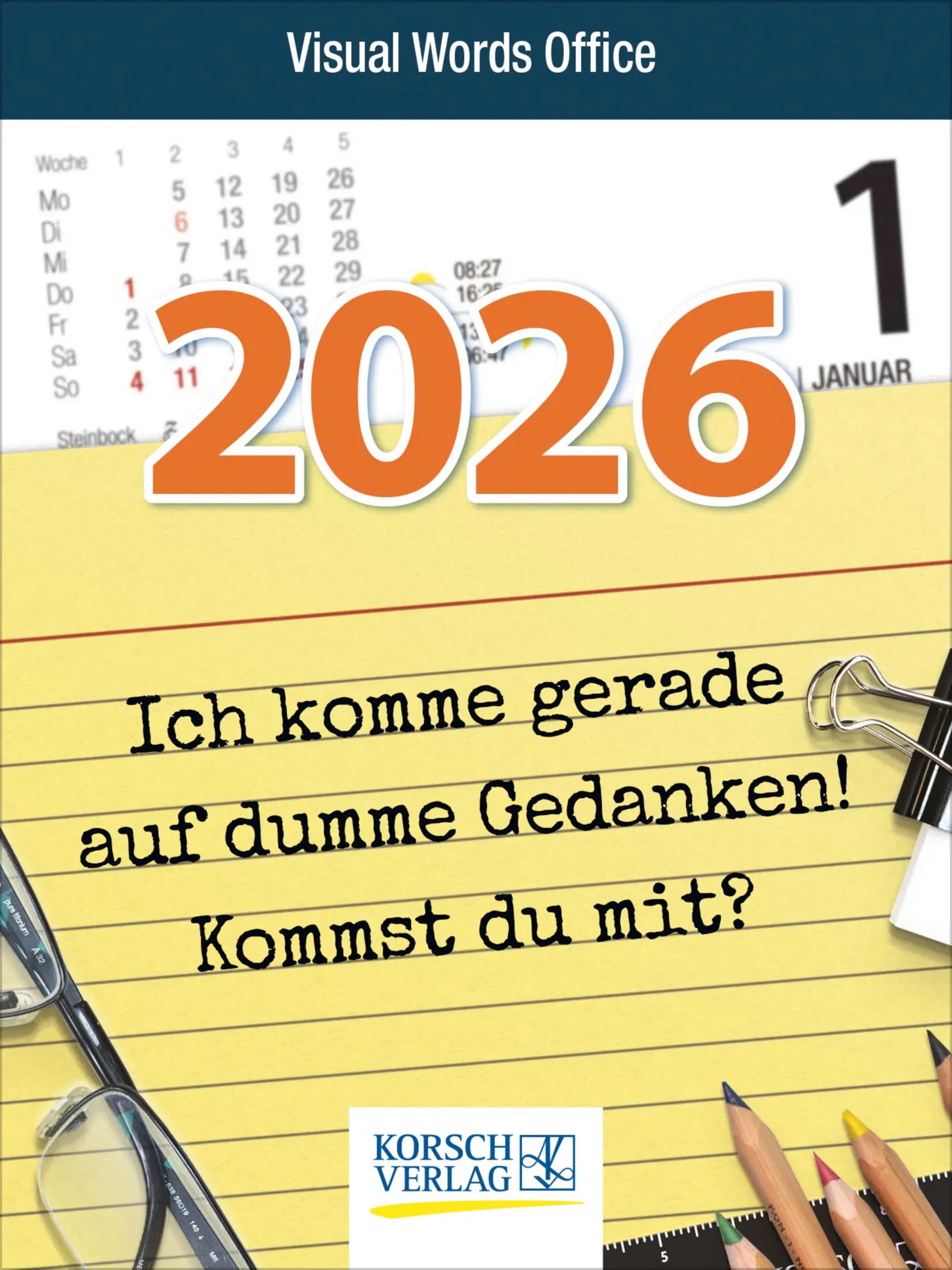Cover: 9783731887003 | Visual Words Office 2026 | Verlag Korsch | Kalender | Spiralbindung