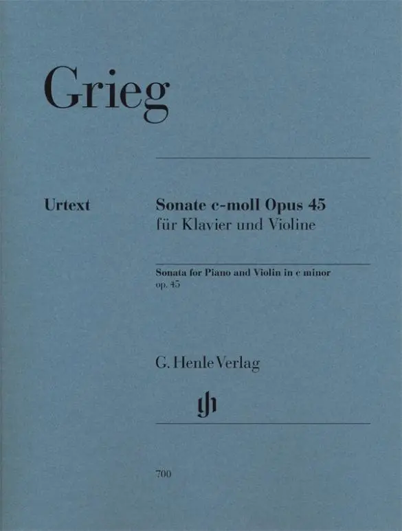Cover: 9790201807003 | Grieg, Edvard - Violinsonate c-moll op. 45 | Edvard Grieg | Buch