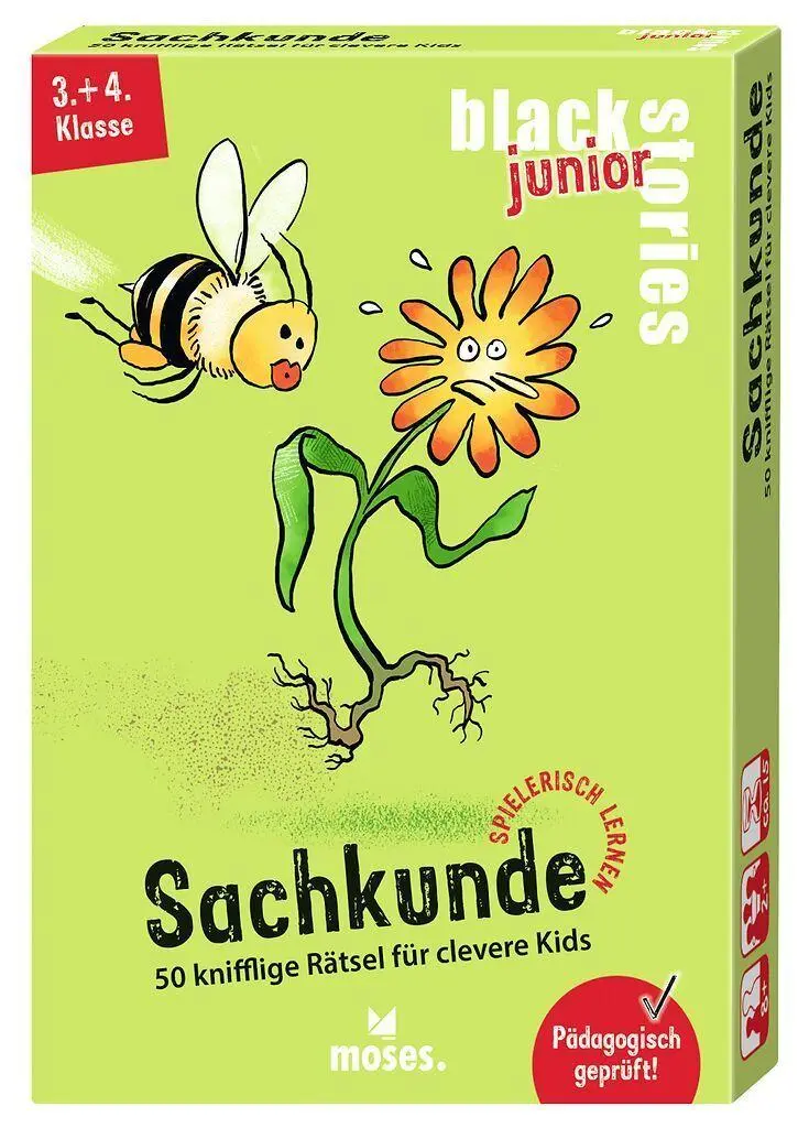 Cover: 4033477907103 | black stories junior Spielerisch lernen Sachkunde | Anja Wrede | Spiel
