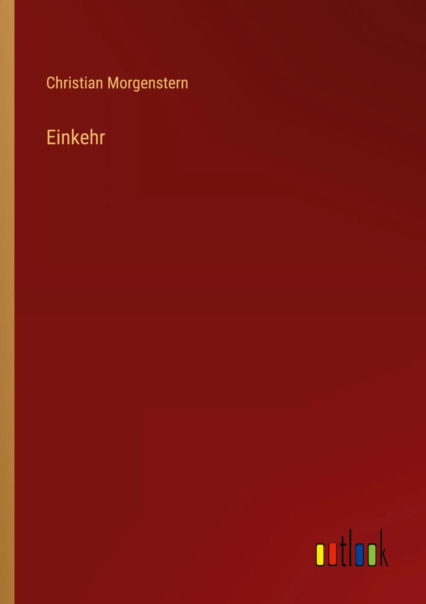 Cover: 9783368237103 | Einkehr | Christian Morgenstern | Taschenbuch | Paperback | 104 S.