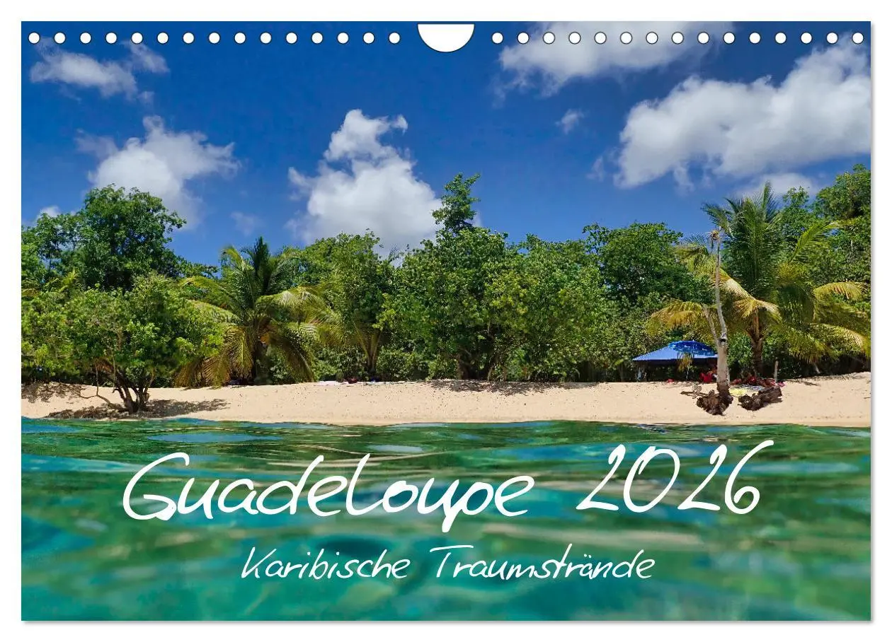 Cover: 9783457267103 | Guadeloupe - Karibische Traumstrände (Wandkalender 2026 DIN A4...