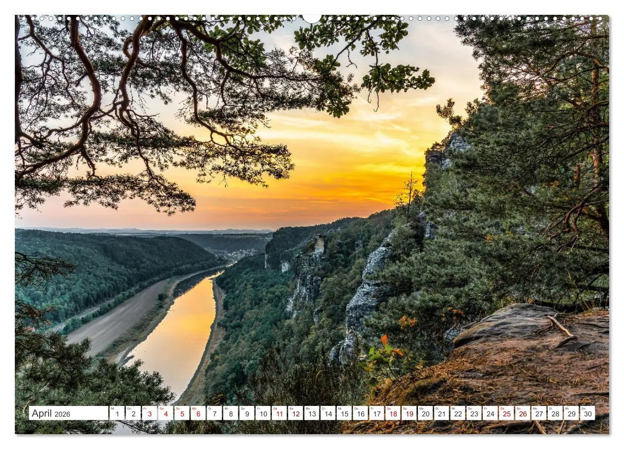 Bild: 9783457407103 | Dresden und Elbsandsteingebirge (hochwertiger Premium Wandkalender...