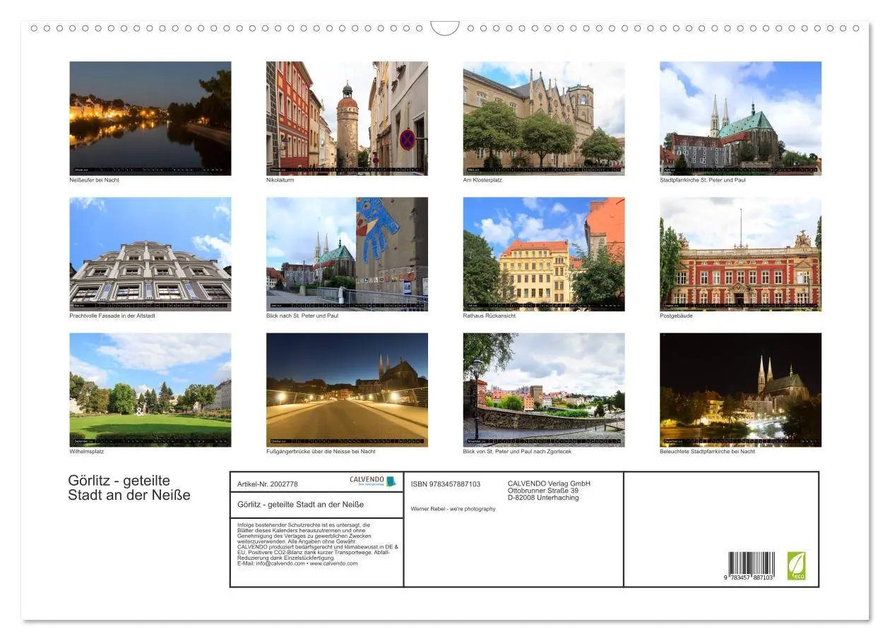 Bild: 9783457887103 | Görlitz - geteilte Stadt an der Neiße (Wandkalender 2026 DIN A2...