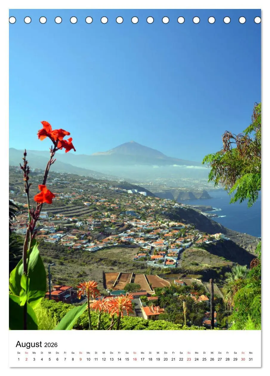 Bild: 9783516427103 | Teneriffa - Insel der Glückseligen (Tischkalender 2026 DIN A5...