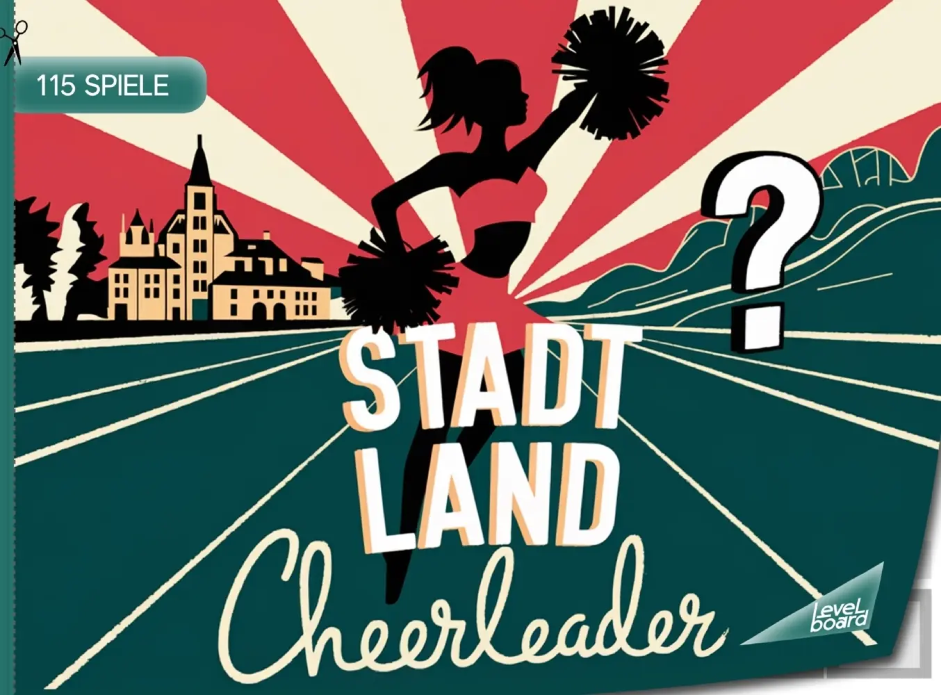 Cover: 9783693197103 | Stadt, Land, Cheerleader - 115 Spielblöcke | levelBoard Spiele | Buch