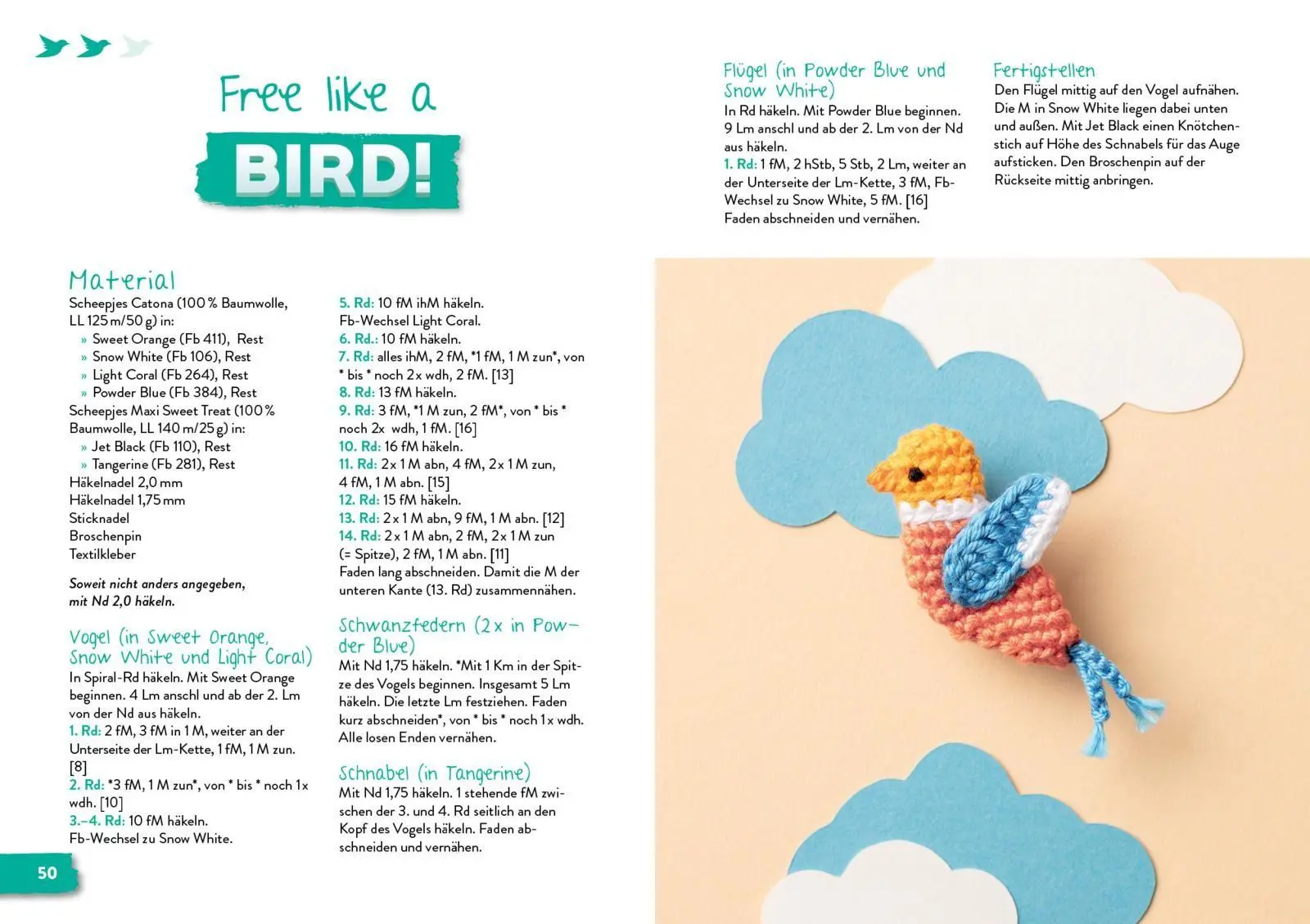 Bild: 9783747407103 | Coole Mini-Amigurumi zum Anstecken | Inga Borges (u. a.) | Taschenbuch