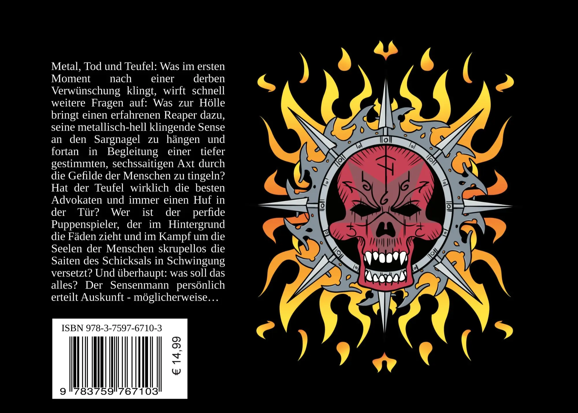 Rückseite: 9783759767103 | Let There Be Rot | A Short Story of Death and Metal | Thomas Novotny