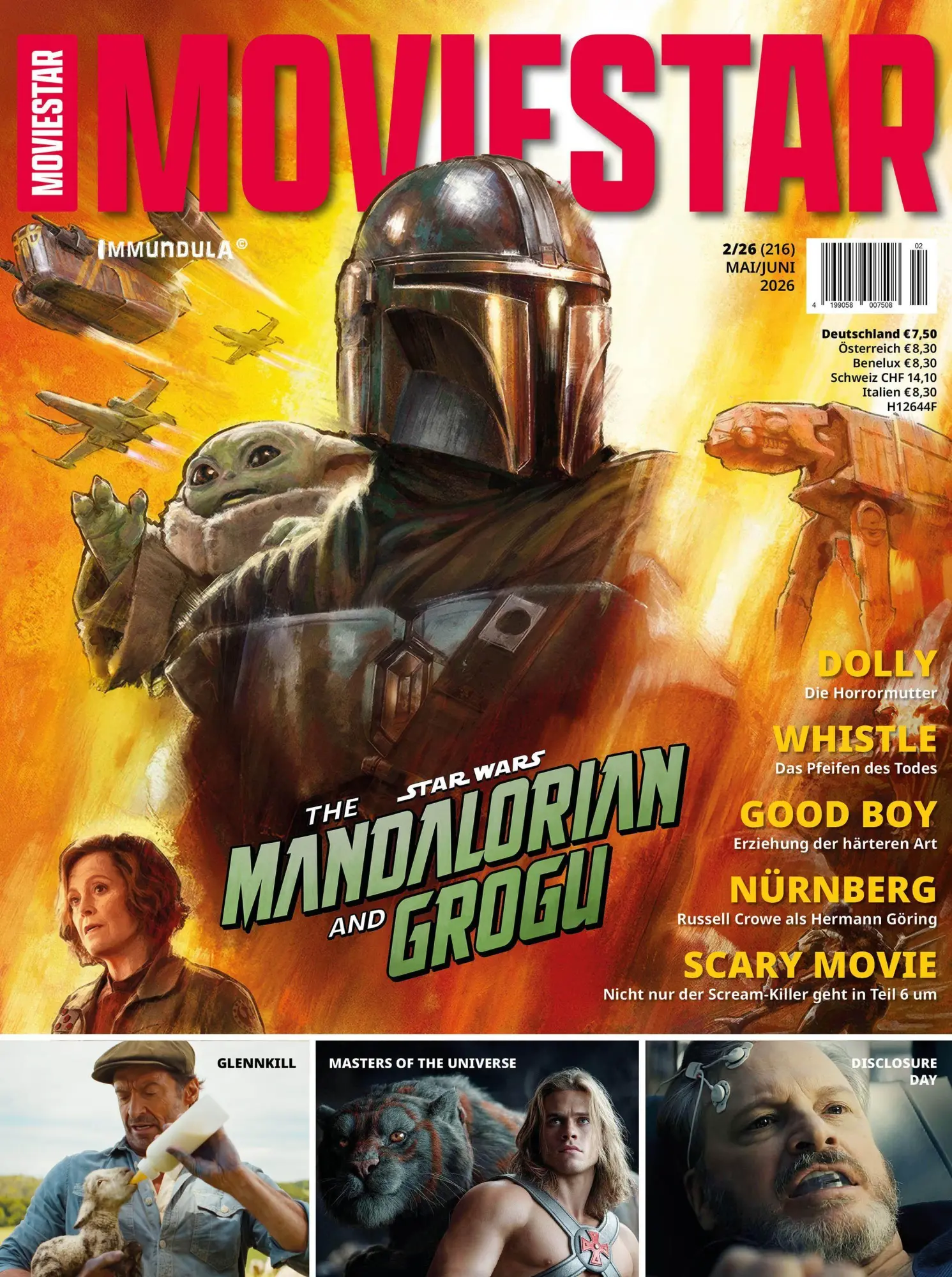 Cover: 9783959367103 | MOVIESTAR. Ausgabe Mai/Juni 2026 (#216) | Björn Sülter (u. a.) | 82 S.