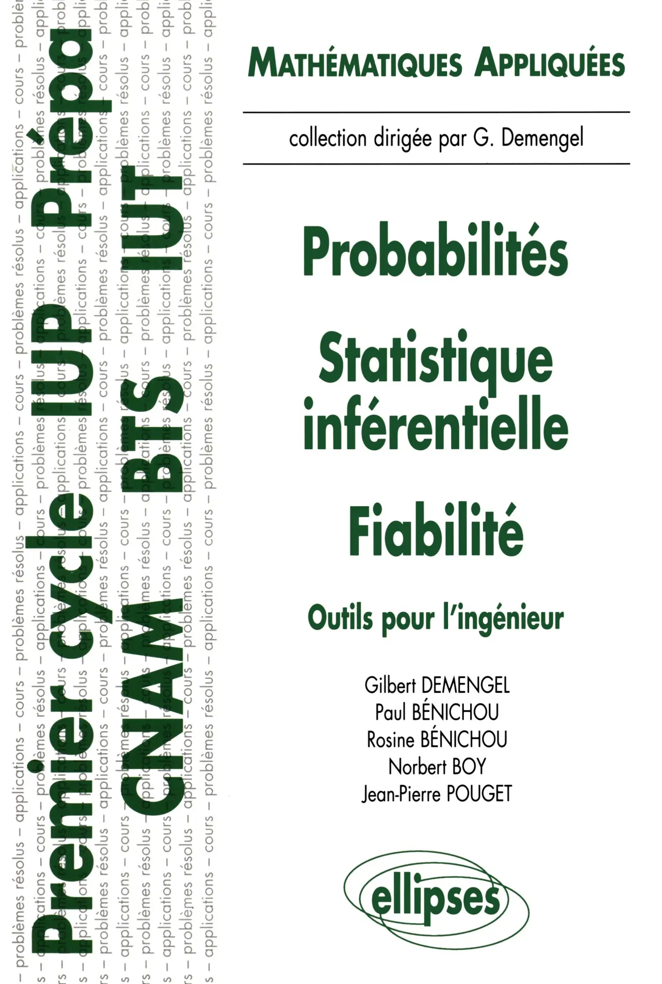 Cover: 9782729847203 | Probabilités - Statistiques inférentielles - Fiabilité - Outils...