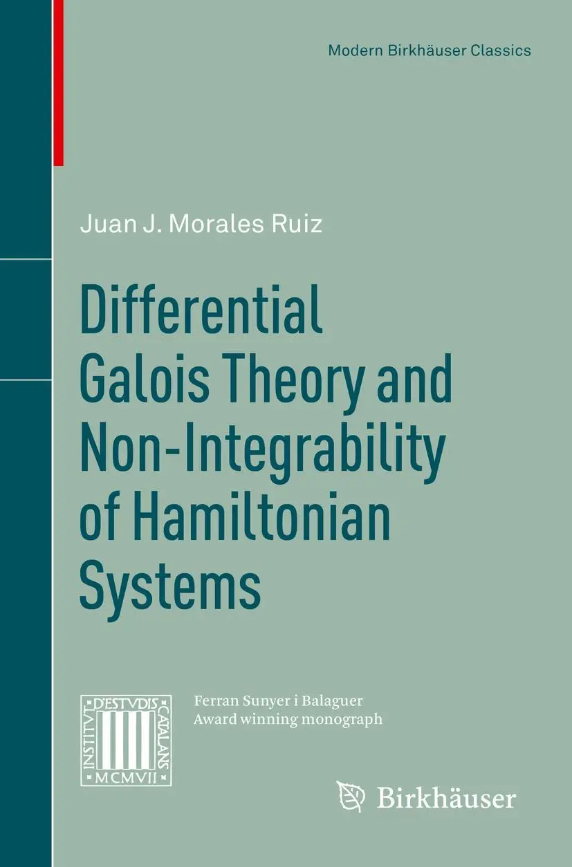 Cover: 9783034807203 | Differential Galois Theory and Non-Integrability of Hamiltonian...