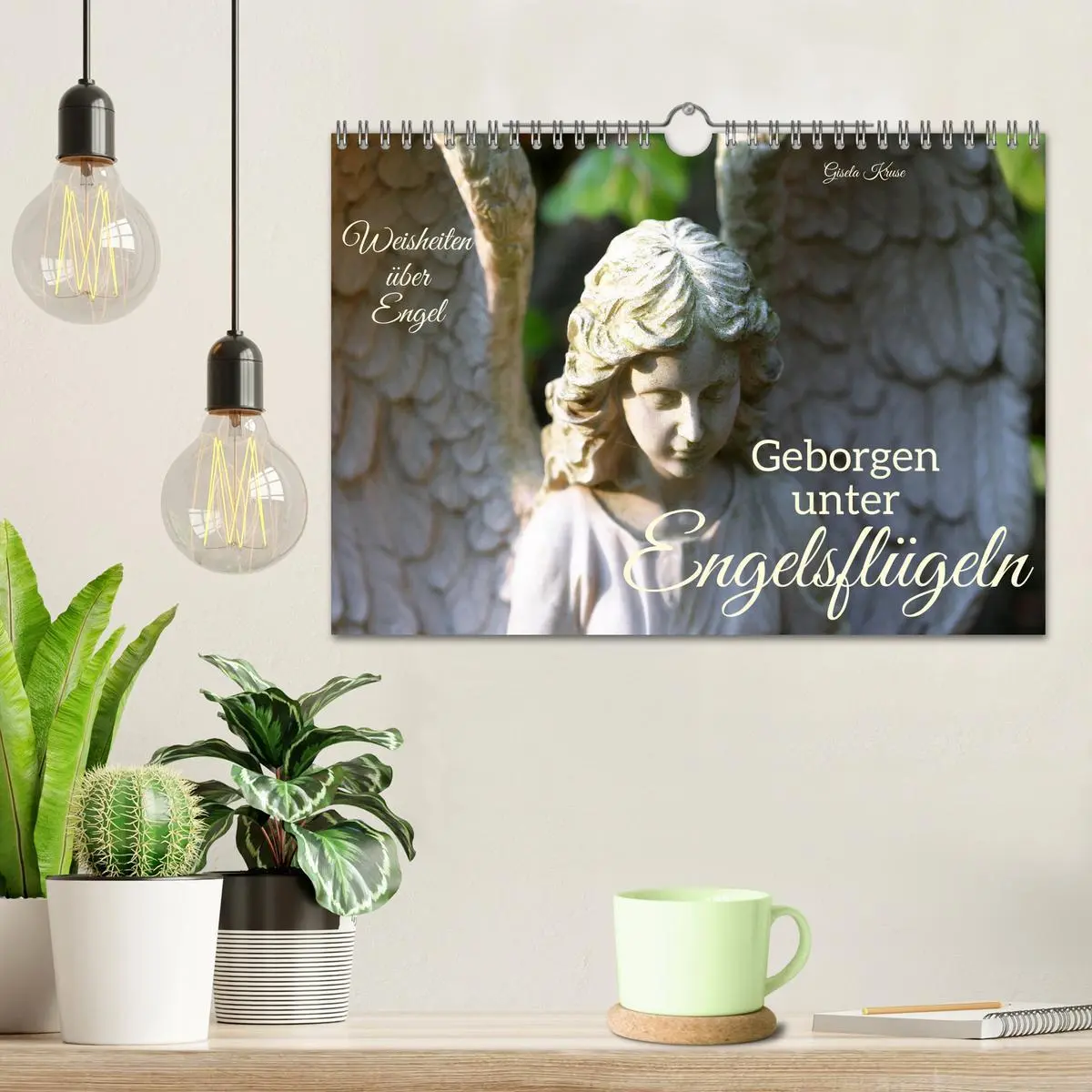 Bild: 9783457637203 | Geborgen unter Engelsflügeln (Wandkalender 2026 DIN A4 quer),...
