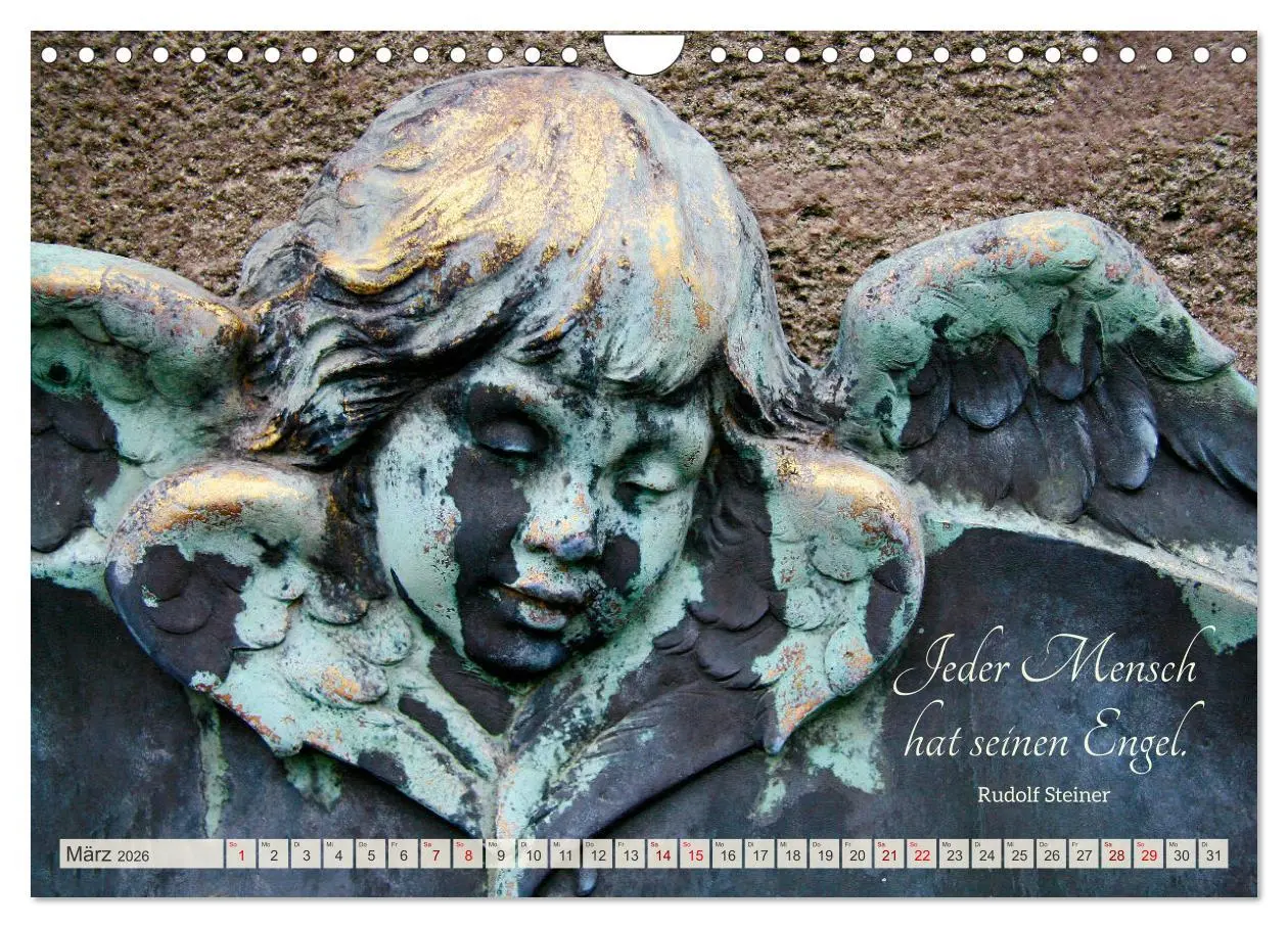 Bild: 9783457637203 | Geborgen unter Engelsflügeln (Wandkalender 2026 DIN A4 quer),...