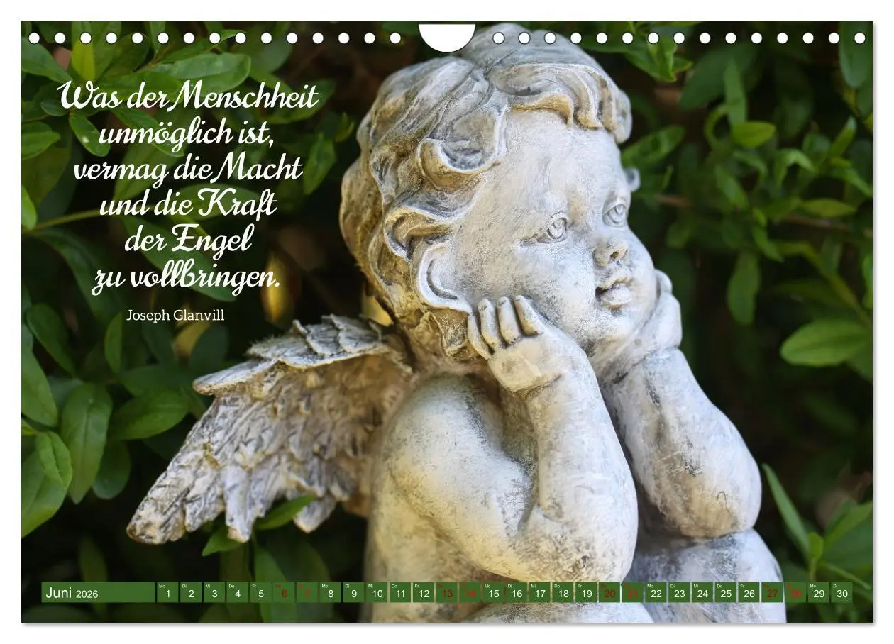 Bild: 9783457637203 | Geborgen unter Engelsflügeln (Wandkalender 2026 DIN A4 quer),...