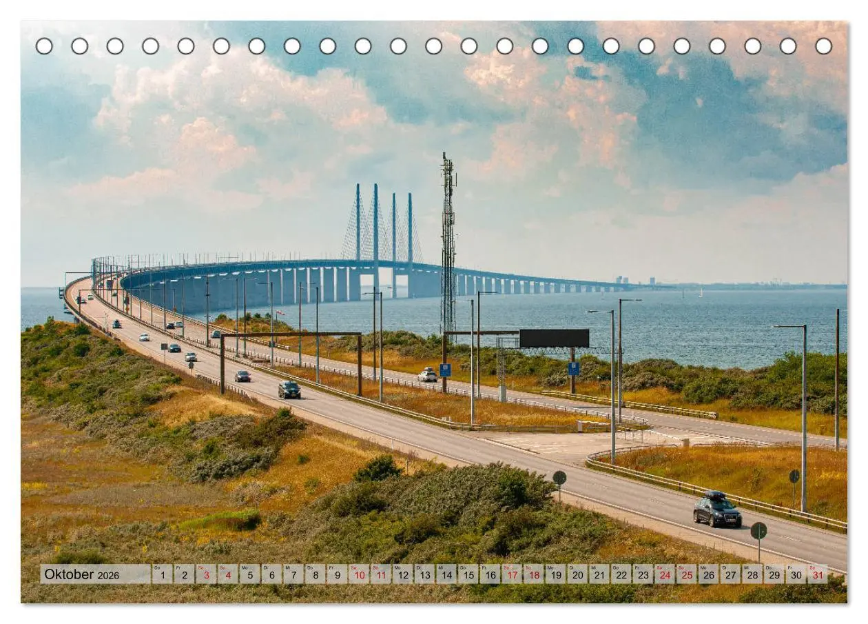 Bild: 9783457707203 | Malmö von oben (Tischkalender 2026 DIN A5 quer), CALVENDO...