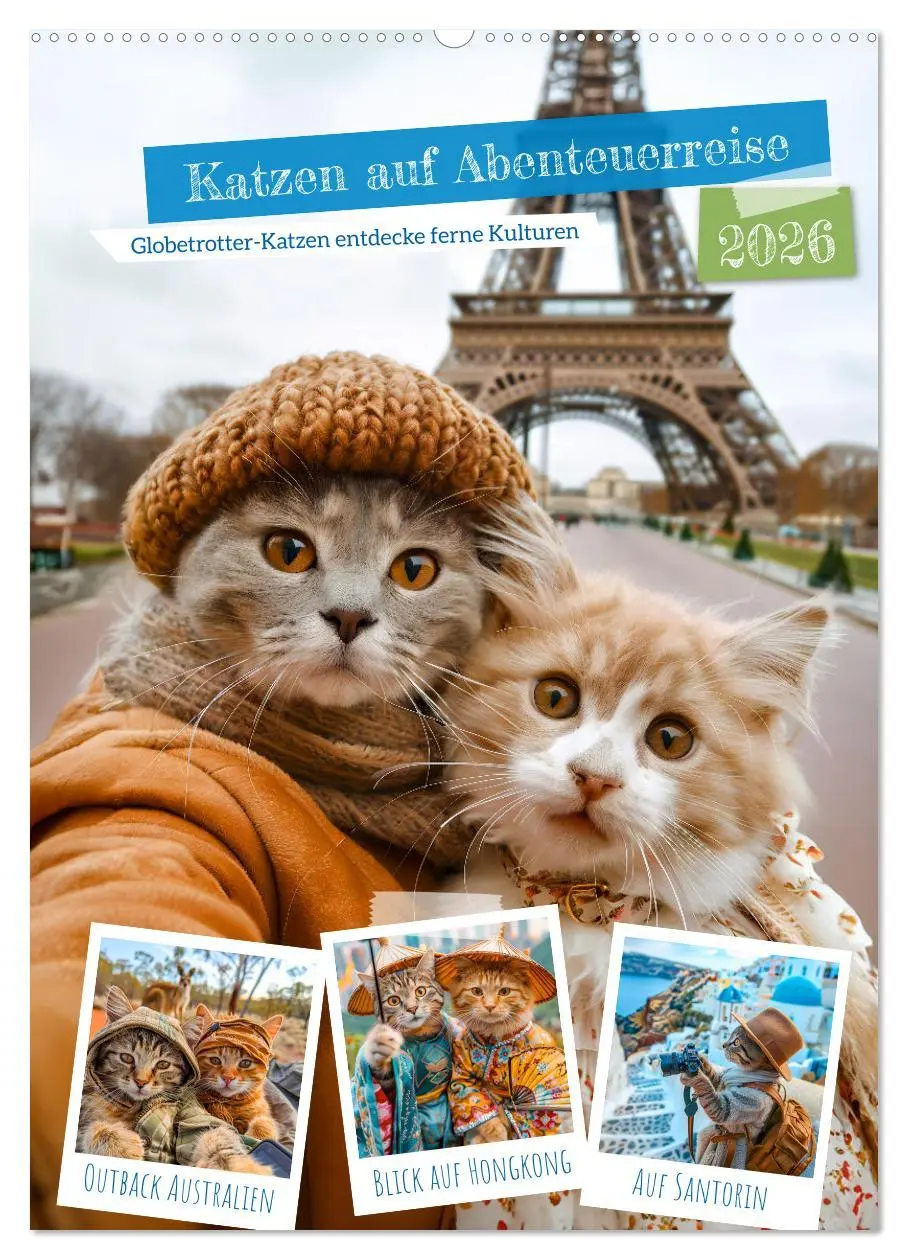 Cover: 9783516277203 | Katzen auf Abenteuerreise - Globetrotter-Katzen entdecke ferne...