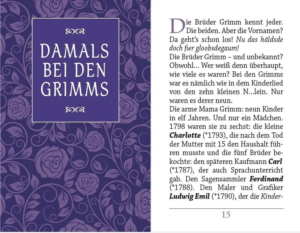 Bild: 9783897987203 | Es waren einmal: Die fünf Brüder Grimm und ihre Schwester | Böhnke