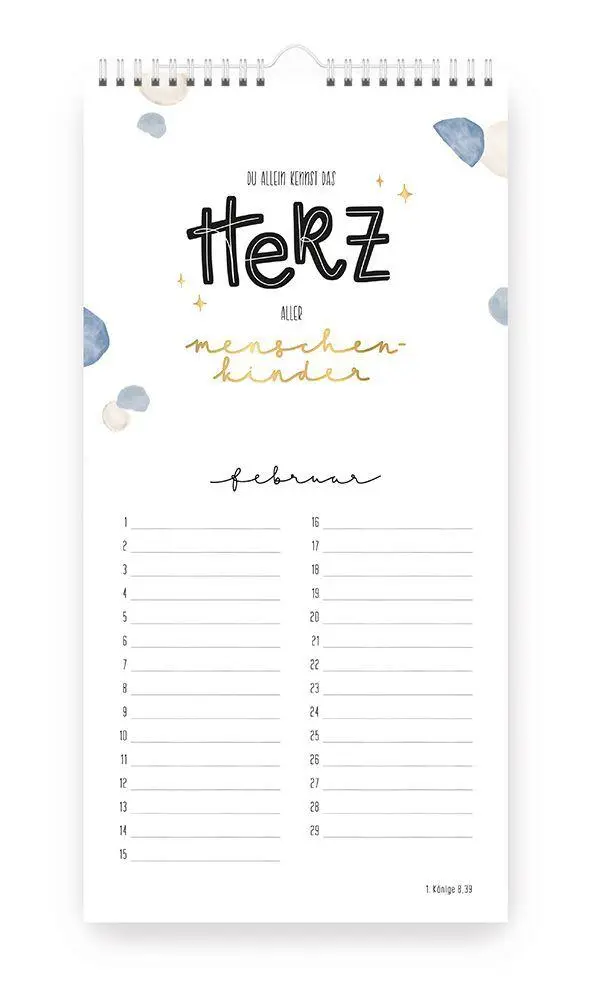 Bild: 4250222917303 | Himmelsglück Geburtstagskalender | Annika Mengel | Kalender | 13 S.