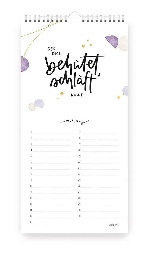 Bild: 4250222917303 | Himmelsglück Geburtstagskalender | Annika Mengel | Kalender | 13 S.