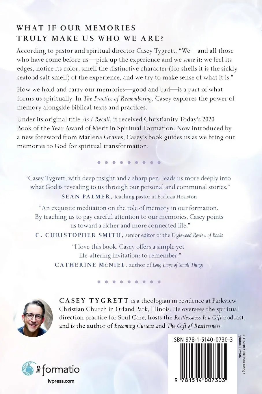 Rückseite: 9781514007303 | The Practice of Remembering | Casey Tygrett | Taschenbuch | Englisch