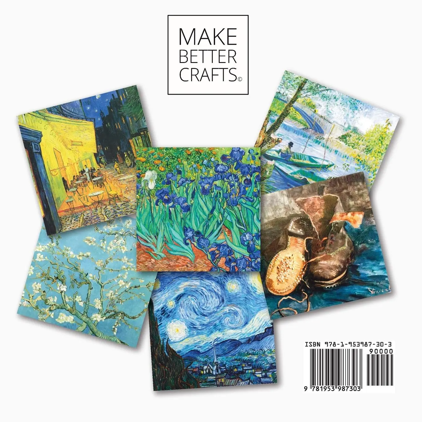 Rückseite: 9781953987303 | Vincent Van Gogh Scrapbook Paper | Make Better Crafts | Taschenbuch