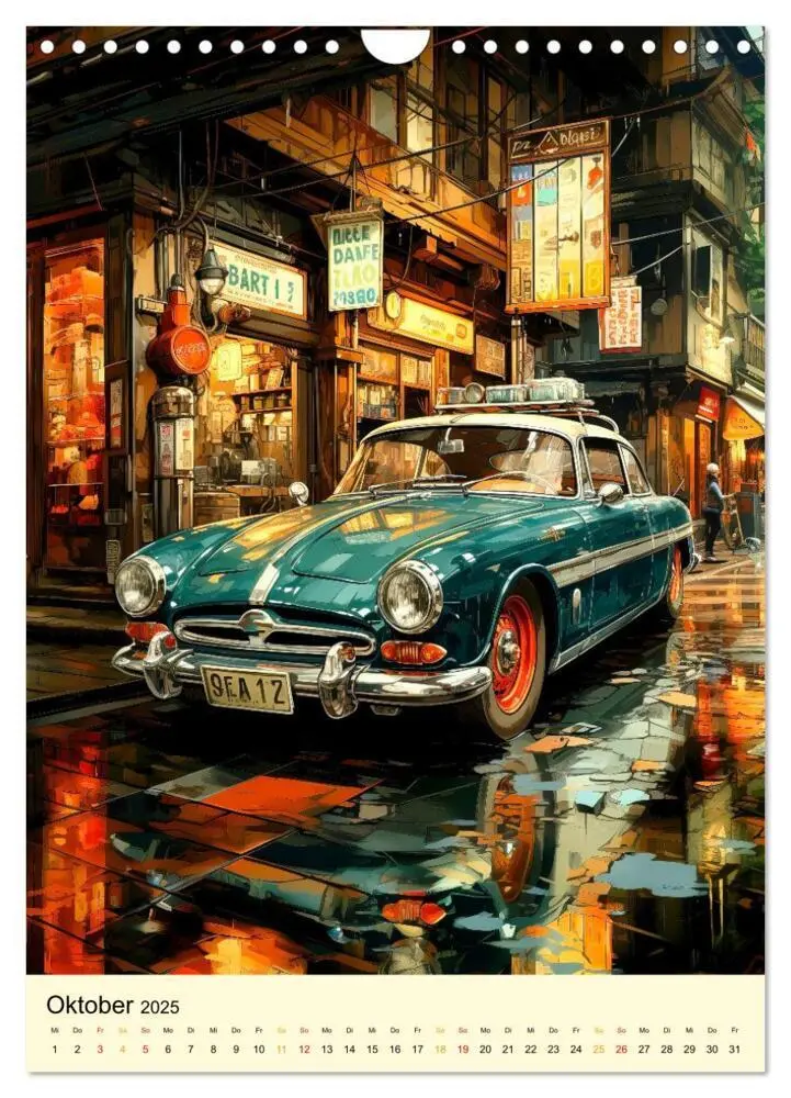 Bild: 9783435847303 | Nostalgic Cars der Traum (Wandkalender 2025 DIN A4 hoch), CALVENDO...