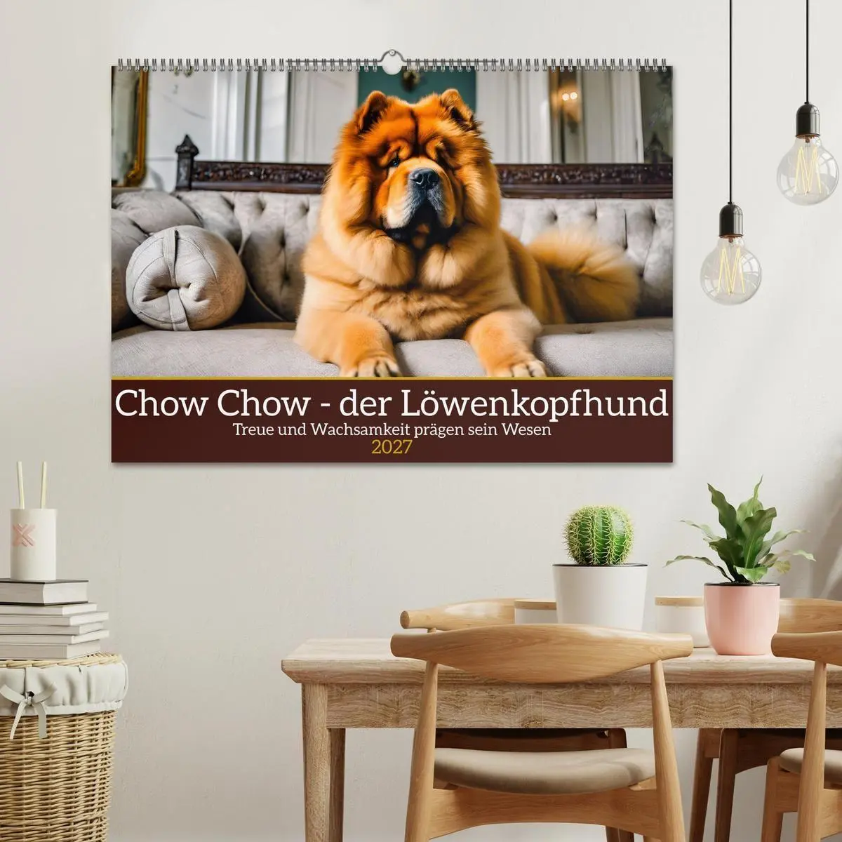 Bild: 9783569117303 | Chow Chow - der Löwenkopfhund (Wandkalender 2027 DIN A2 quer),...
