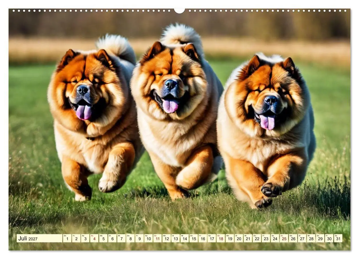 Bild: 9783569117303 | Chow Chow - der Löwenkopfhund (Wandkalender 2027 DIN A2 quer),...