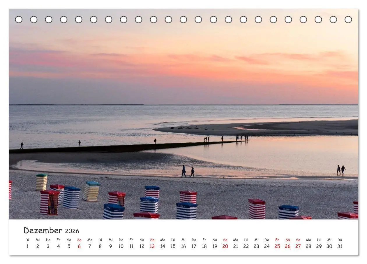 Bild: 9783457617403 | Borkum: Streifzüge über die Nordseeinsel (Tischkalender 2026 DIN A5...