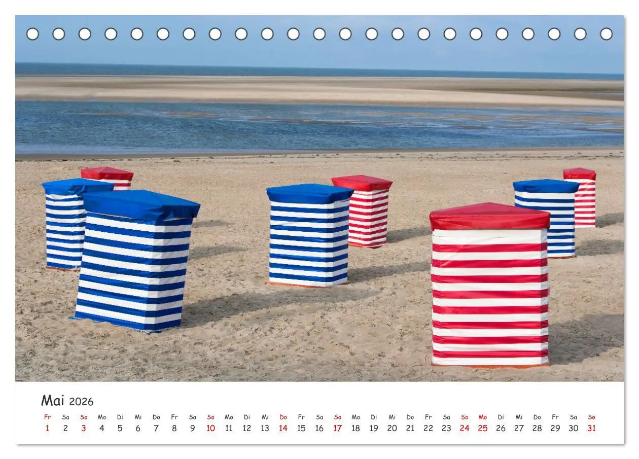 Bild: 9783457617403 | Borkum: Streifzüge über die Nordseeinsel (Tischkalender 2026 DIN A5...