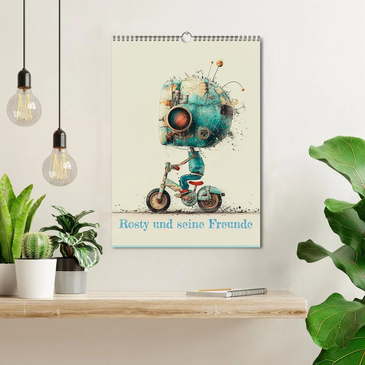 Bild: 9783516257403 | Rosty und seine Freunde (Wandkalender 2026 DIN A3 hoch), CALVENDO...