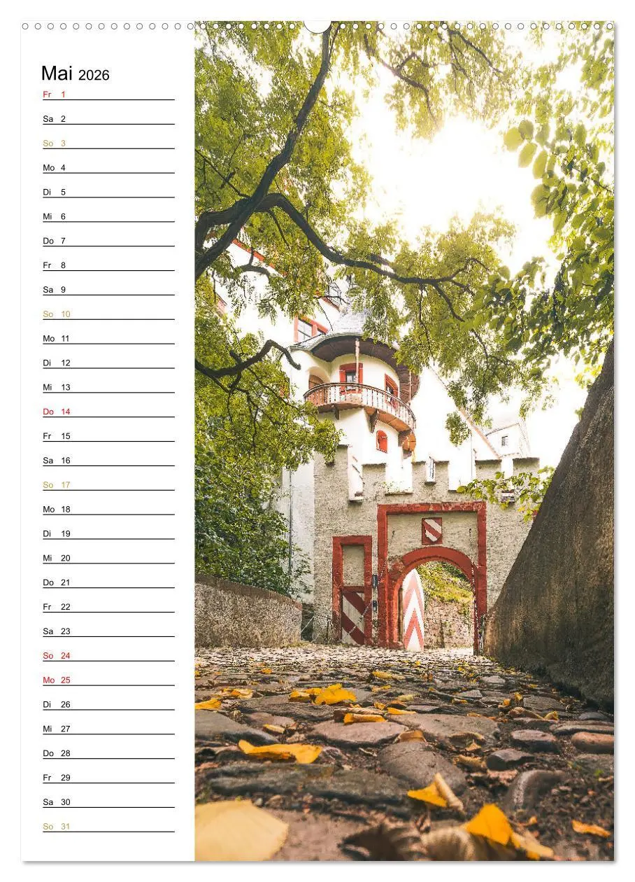 Bild: 9783516327403 | Sachsens Burgen und Schlösser - Beschreibbarer Kalender mit...