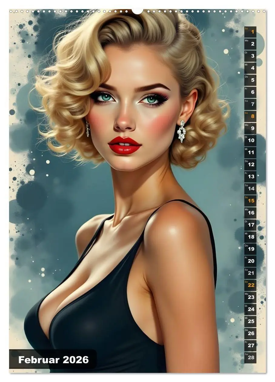 Bild: 9783516707403 | Schöne Zeiten - Schöne Frauen (hochwertiger Premium Wandkalender...