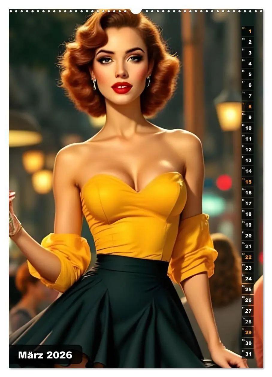 Bild: 9783516707403 | Schöne Zeiten - Schöne Frauen (hochwertiger Premium Wandkalender...